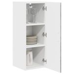 Casa si Gradina - Mobilier - Comode si corpuri - Corpuri bucatarie - Dulap suspendat de bucatarie cu raft cu usa 2 pcs Gri din beton - Infinity.ro