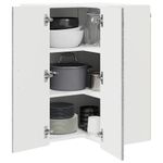 Casa si Gradina - Mobilier - Comode si corpuri - Corpuri bucatarie - Dulap suspendat de bucatarie cu raft Gri Sonoma 57 x 57 x 80 cm - Infinity.ro