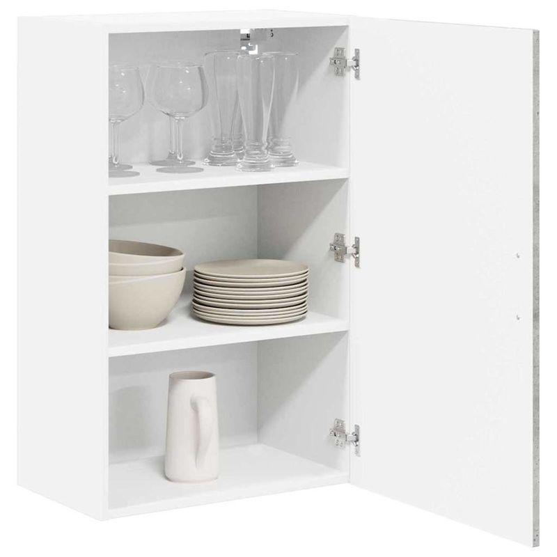 Casa si Gradina - Mobilier - Comode si corpuri - Corpuri bucatarie - Dulap suspendat de bucatarie Gri din beton 50 x 31 x 80 cm - Infinity.ro