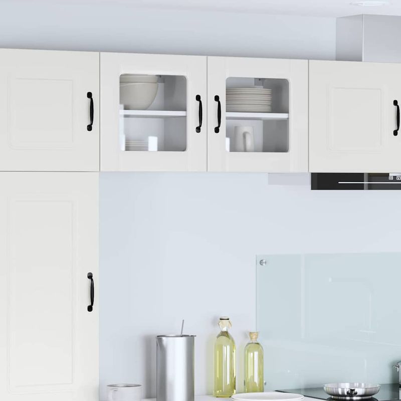 Casa si Gradina - Mobilier - Comode si corpuri - Corpuri bucatarie - Dulap suspendat de bucatarie 2 pcs Alb lucios 40 x 31 x 40 cm - Infinity.ro