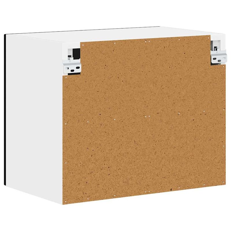 Casa si Gradina - Mobilier - Comode si corpuri - Corpuri bucatarie - Dulap suspendat de bucatarie cu raft Negru 50 x 31 x 40 cm - Infinity.ro
