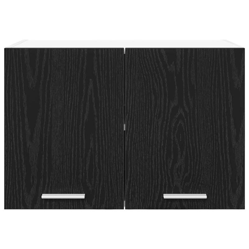 Casa si Gradina - Mobilier - Comode si corpuri - Corpuri bucatarie - Dulap suspendat Riga 2 pcs Stejar negru si Alb 60 x 31 x 40 cm - Infinity.ro