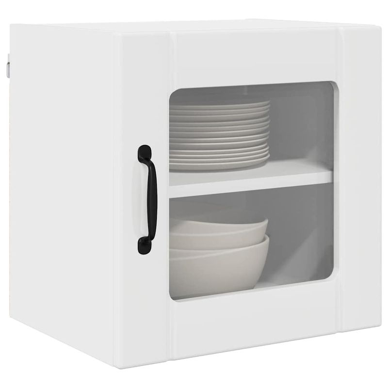 Casa si Gradina - Mobilier - Comode si corpuri - Corpuri bucatarie - Dulap suspendat de bucatarie 2 pcs Alb lucios 40 x 31 x 40 cm - Infinity.ro