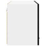 Casa si Gradina - Mobilier - Comode si corpuri - Corpuri bucatarie - Dulap suspendat Riga 2 pcs Stejar negru si Alb 60 x 31 x 40 cm - Infinity.ro