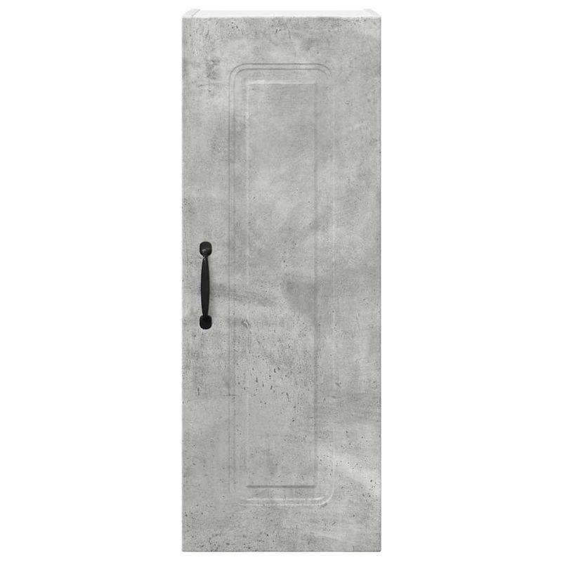 Casa si Gradina - Mobilier - Comode si corpuri - Corpuri bucatarie - Dulap suspendat de bucatarie cu raft cu usa 2 pcs Gri din beton - Infinity.ro
