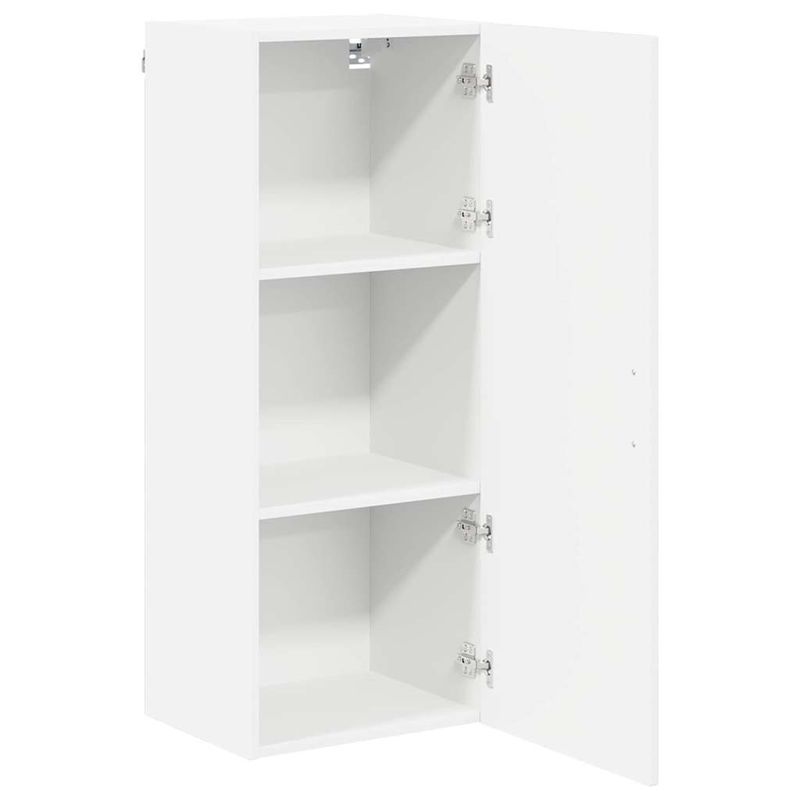 Casa si Gradina - Mobilier - Comode si corpuri - Corpuri bucatarie - Dulap suspendat de bucatarie cu usa Alb lucios 40 x 31 x 100 cm - Infinity.ro