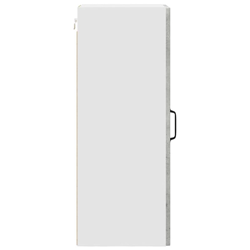 Casa si Gradina - Mobilier - Comode si corpuri - Corpuri bucatarie - Dulap suspendat de bucatarie cu raft cu usa 2 pcs Gri din beton - Infinity.ro