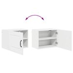 Casa si Gradina - Mobilier - Comode si corpuri - Corpuri bucatarie - Dulap suspendat de bucatarie 2 pcs Alb lucios 50 x 31 x 40 cm - Infinity.ro