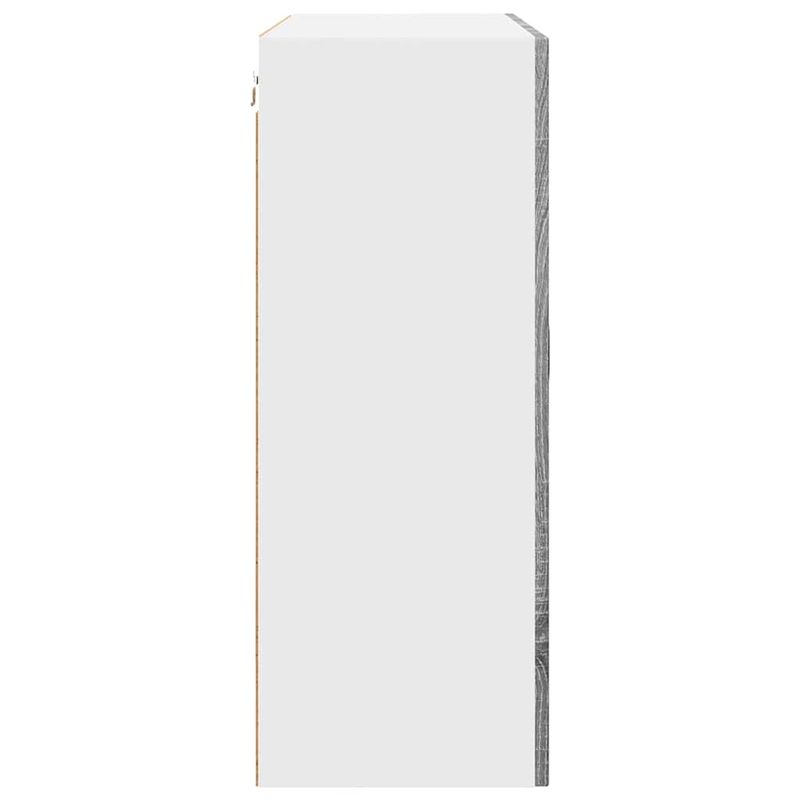 Casa si Gradina - Mobilier - Comode si corpuri - Corpuri bucatarie - Dulap suspendat de bucatarie cu raft Gri Sonoma 80 x 31 x 80 cm - Infinity.ro