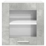 Casa si Gradina - Mobilier - Comode si corpuri - Corpuri bucatarie - Dulap suspendat cu raft Riga Gri din beton 40 x 31 x 40 cm - Infinity.ro
