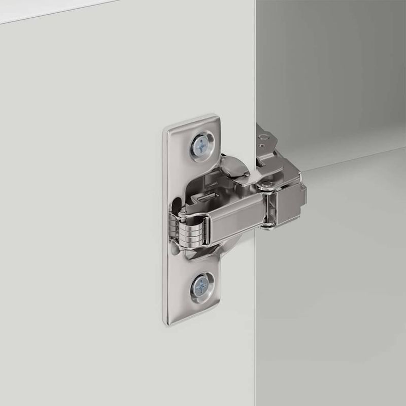 Casa si Gradina - Mobilier - Comode si corpuri - Corpuri bucatarie - Dulap suspendat cu raft Riga Alb 57 x 57 x 80 cm Lemn compozit - Infinity.ro