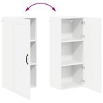 Casa si Gradina - Mobilier - Comode si corpuri - Corpuri bucatarie - Dulap suspendat de bucatarie cu usa Alb lucios 40 x 31 x 100 cm - Infinity.ro