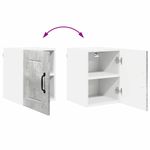 Casa si Gradina - Mobilier - Comode si corpuri - Corpuri bucatarie - Dulap suspendat de bucatarie Gri din beton 30 x 31 x 40 cm - Infinity.ro