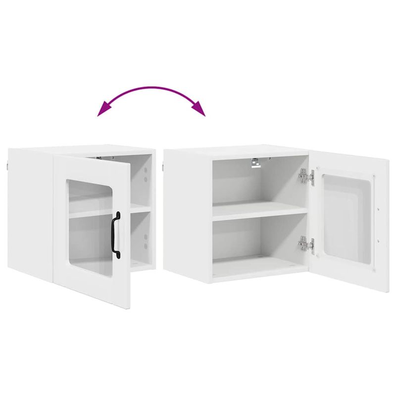 Casa si Gradina - Mobilier - Comode si corpuri - Corpuri bucatarie - Dulap suspendat de bucatarie 2 pcs Alb lucios 40 x 31 x 40 cm - Infinity.ro