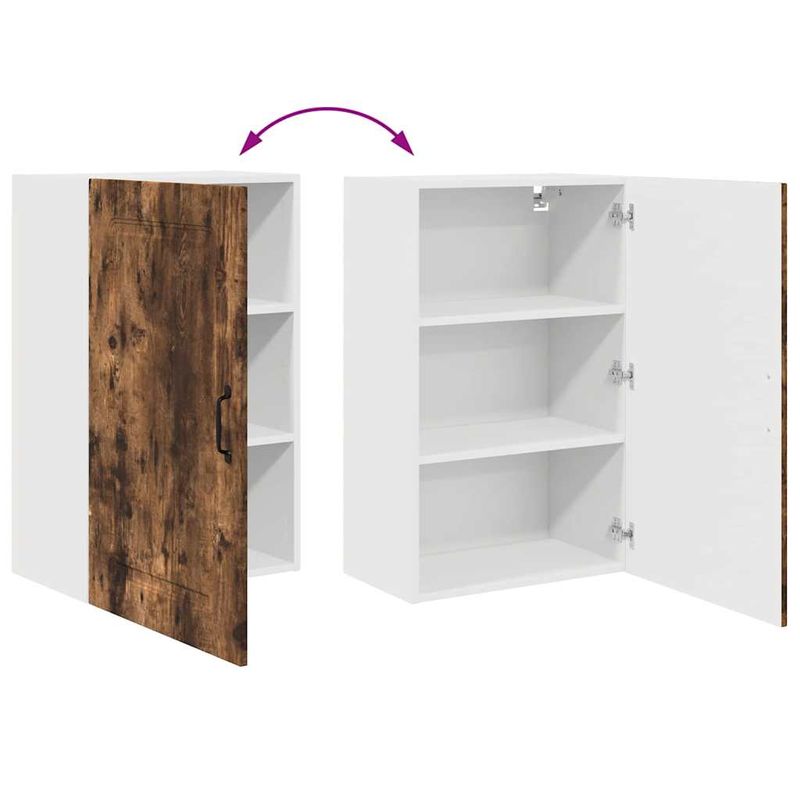 Casa si Gradina - Mobilier - Comode si corpuri - Corpuri bucatarie - Dulap suspendat de bucatarie Stejar fumuriu 50 x 31 x 80 cm - Infinity.ro