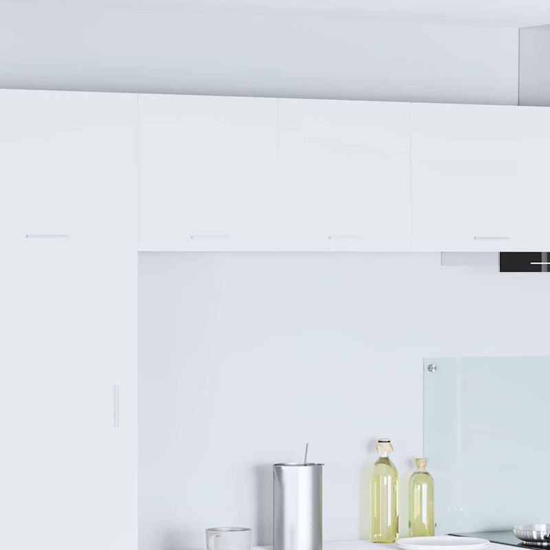 Casa si Gradina - Mobilier - Comode si corpuri - Corpuri bucatarie - Dulap suspendat cu raft Riga Alb 40 x 31 x 40 cm Lemn compozit - Infinity.ro