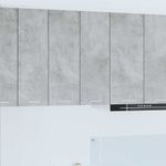 Casa si Gradina - Mobilier - Comode si corpuri - Corpuri bucatarie - Dulap suspendat cu raft Riga Gri din beton 60 x 31 x 80 cm - Infinity.ro