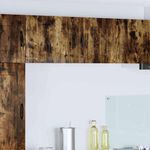 Casa si Gradina - Mobilier - Comode si corpuri - Corpuri bucatarie - Dulap suspendat de bucatarie cu raft 2 pcs Stejar fumuriu - Infinity.ro