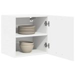 Casa si Gradina - Mobilier - Comode si corpuri - Corpuri bucatarie - Dulap suspendat cu raft Riga Alb 40 x 31 x 40 cm Lemn compozit - Infinity.ro