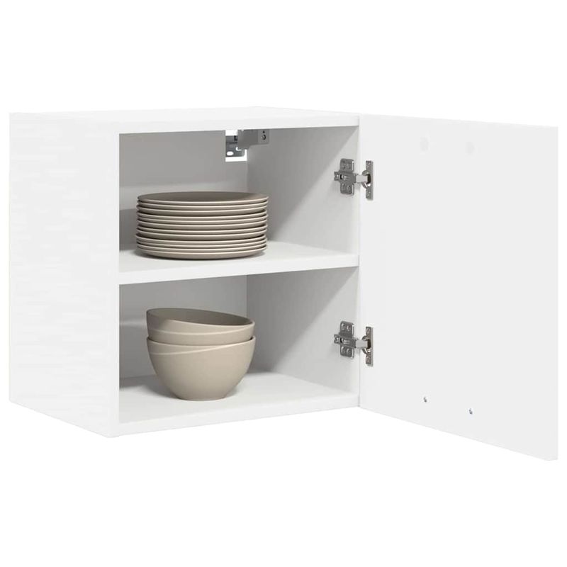 Casa si Gradina - Mobilier - Comode si corpuri - Corpuri bucatarie - Dulap suspendat cu raft Riga Alb 40 x 31 x 40 cm Lemn compozit - Infinity.ro