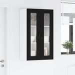 Casa si Gradina - Mobilier - Comode si corpuri - Corpuri bucatarie - Dulap suspendat de bucatarie cu raft Negru 60 x 31 x 100 cm - Infinity.ro