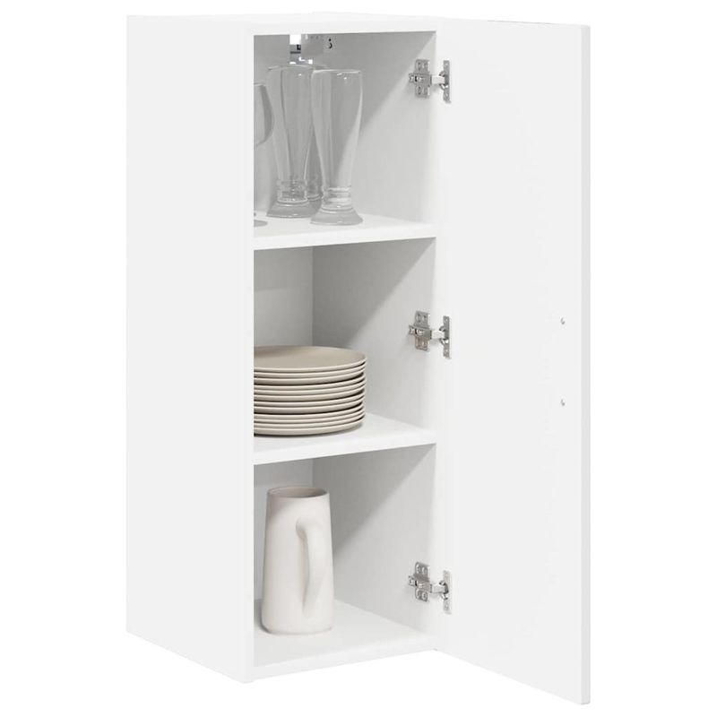 Casa si Gradina - Mobilier - Comode si corpuri - Corpuri bucatarie - Dulap suspendat de bucatarie 2 pcs Alb lucios 30 x 31 x 80 cm - Infinity.ro