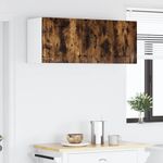 Casa si Gradina - Mobilier - Comode si corpuri - Corpuri bucatarie - Dulap suspendat de bucatarie cu raft 2 pcs Stejar fumuriu - Infinity.ro