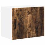 Casa si Gradina - Mobilier - Comode si corpuri - Corpuri bucatarie - Dulap suspendat de bucatarie cu raft 2 pcs Stejar fumuriu - Infinity.ro