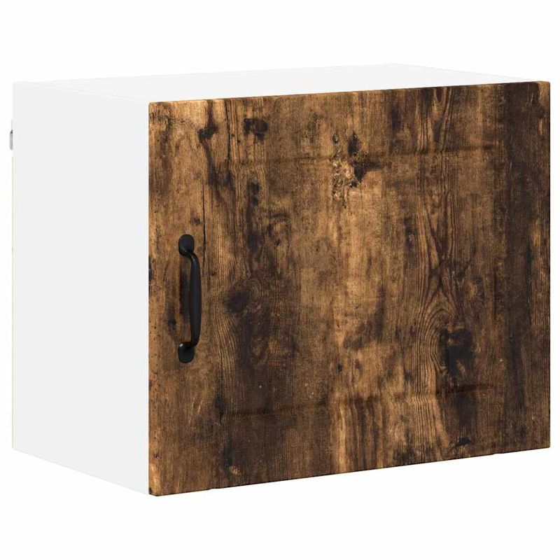 Casa si Gradina - Mobilier - Comode si corpuri - Corpuri bucatarie - Dulap suspendat de bucatarie cu raft 2 pcs Stejar fumuriu - Infinity.ro