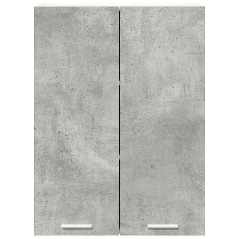 Casa si Gradina - Mobilier - Comode si corpuri - Corpuri bucatarie - Dulap suspendat cu raft Riga Gri din beton 60 x 31 x 80 cm - Infinity.ro