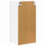 Casa si Gradina - Mobilier - Comode si corpuri - Corpuri bucatarie - Dulap suspendat cu raft Riga Gri Sonoma si Alb 40 x 31 x 80 cm - Infinity.ro