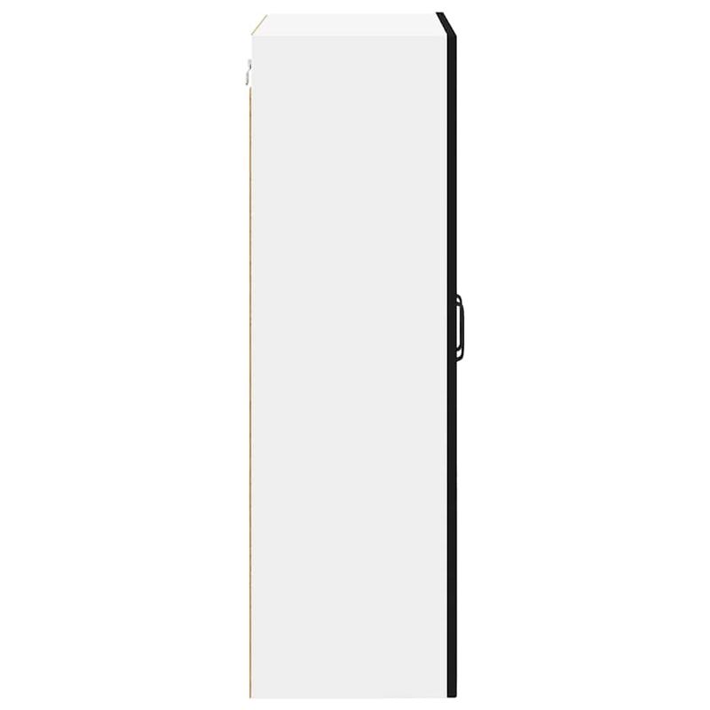 Casa si Gradina - Mobilier - Comode si corpuri - Corpuri bucatarie - Dulap suspendat de bucatarie cu raft Negru 60 x 31 x 100 cm - Infinity.ro
