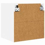 Casa si Gradina - Mobilier - Comode si corpuri - Corpuri bucatarie - Dulap suspendat cu raft Riga Alb 40 x 31 x 40 cm Lemn compozit - Infinity.ro
