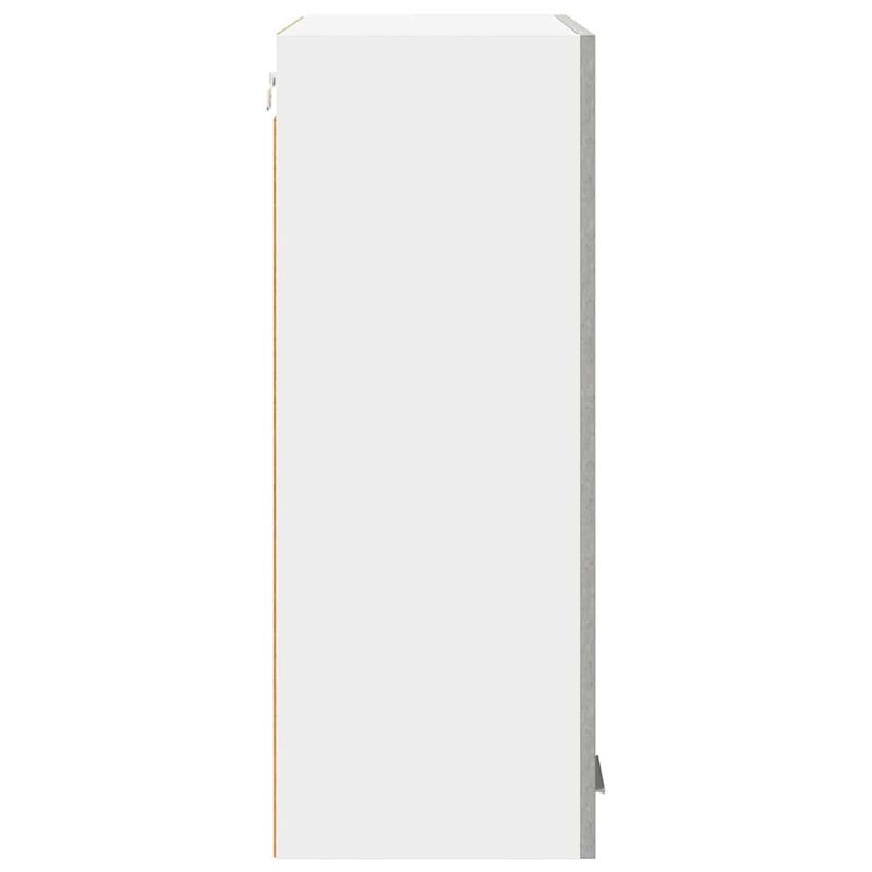 Casa si Gradina - Mobilier - Comode si corpuri - Corpuri bucatarie - Dulap suspendat cu raft Riga Gri din beton 60 x 31 x 80 cm - Infinity.ro