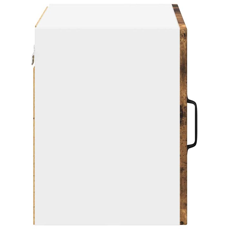 Casa si Gradina - Mobilier - Comode si corpuri - Corpuri bucatarie - Dulap suspendat de bucatarie cu raft 2 pcs Stejar fumuriu - Infinity.ro