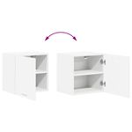 Casa si Gradina - Mobilier - Comode si corpuri - Corpuri bucatarie - Dulap suspendat cu raft Riga Alb 40 x 31 x 40 cm Lemn compozit - Infinity.ro