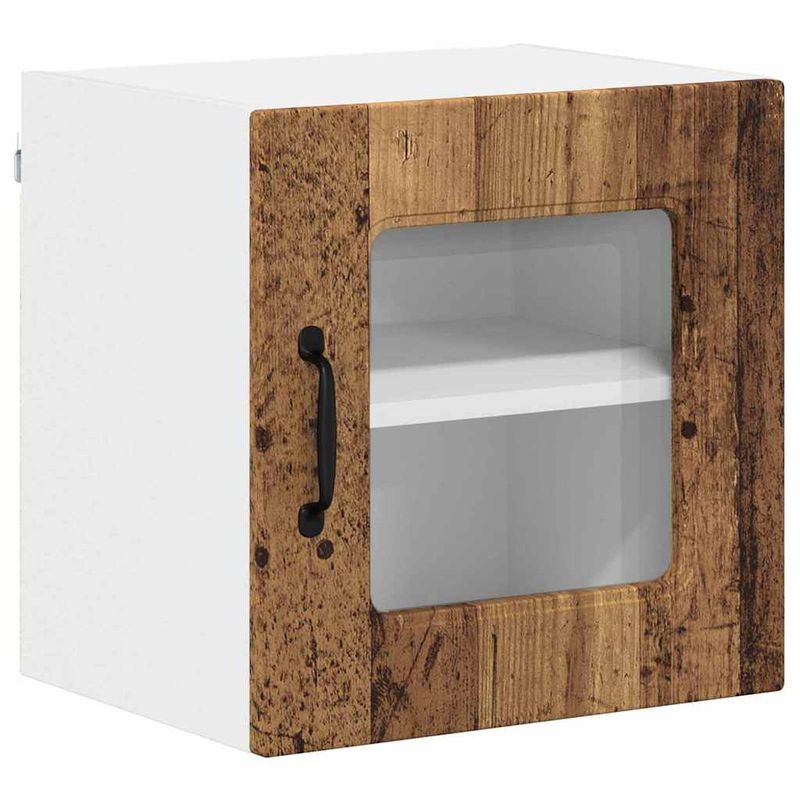 Casa si Gradina - Mobilier - Comode si corpuri - Corpuri bucatarie - Dulap suspendat de bucatarie 2 pcs Lemn Vechi 40 x 31 x 40 cm - Infinity.ro