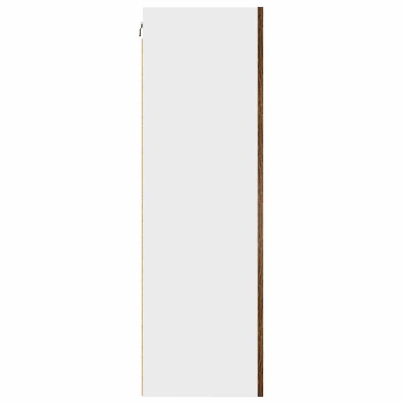 Casa si Gradina - Mobilier - Comode si corpuri - Corpuri bucatarie - Dulap suspendat Riga Stejar afumat si alb 50 x 31 x 100 cm - Infinity.ro