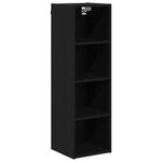 Casa si Gradina - Mobilier - Comode si corpuri - Corpuri bucatarie - Dulap suspendat cu raft Riga Stejar Negru 30 x 29,5 x 100 cm - Infinity.ro