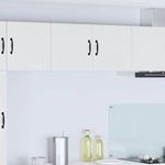 Casa si Gradina - Mobilier - Comode si corpuri - Corpuri bucatarie - Dulap suspendat de bucatarie cu raft Alb lucios 80 x 31 x 40 cm - Infinity.ro