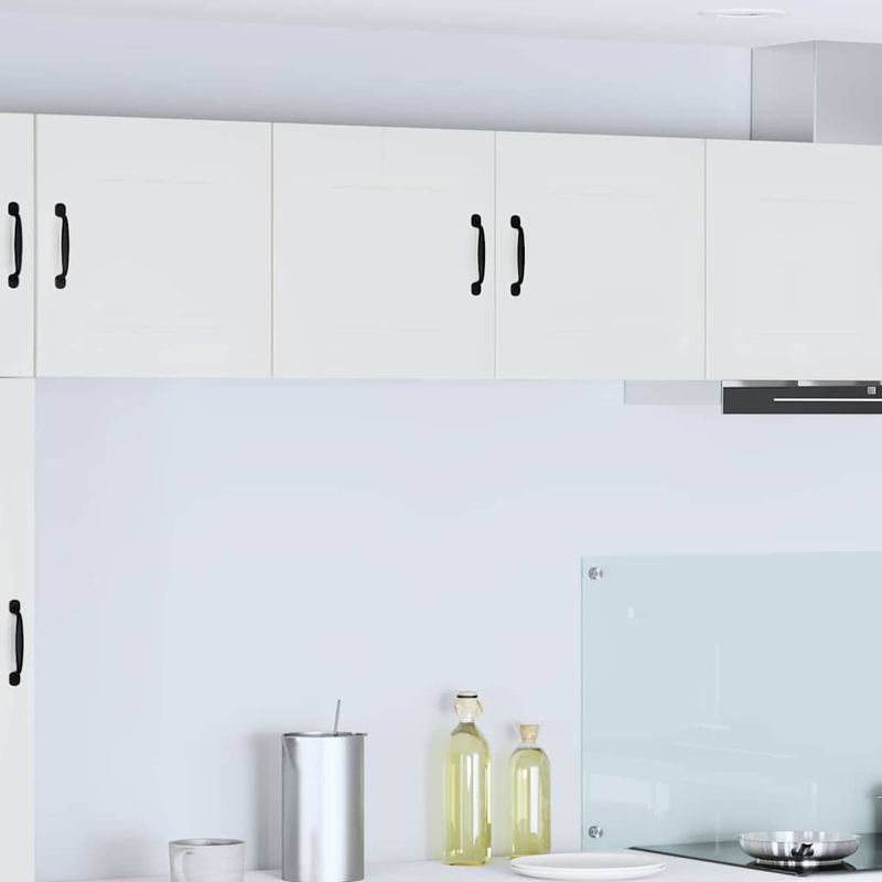 Casa si Gradina - Mobilier - Comode si corpuri - Corpuri bucatarie - Dulap suspendat de bucatarie cu raft Alb lucios 80 x 31 x 40 cm - Infinity.ro