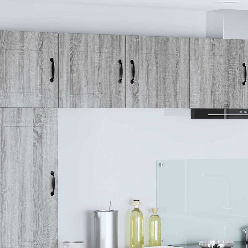 Casa si Gradina - Mobilier - Comode si corpuri - Corpuri bucatarie - Dulap suspendat de bucatarie 2 pcs Gri Sonoma 40 x 31 x 40 cm - Infinity.ro