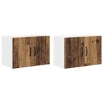 Casa si Gradina - Mobilier - Comode si corpuri - Corpuri bucatarie - Dulap suspendat de bucatarie 2 pcs Lemn Vechi 60 x 31 x 40 cm - Infinity.ro