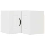 Casa si Gradina - Mobilier - Comode si corpuri - Corpuri bucatarie - Dulap suspendat de bucatarie cu raft Alb lucios 57 x 57 x 40 cm - Infinity.ro