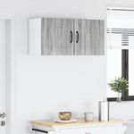 Casa si Gradina - Mobilier - Comode si corpuri - Corpuri bucatarie - Dulap suspendat de bucatarie 2 pcs Gri Sonoma 40 x 31 x 40 cm - Infinity.ro