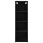 Casa si Gradina - Mobilier - Comode si corpuri - Corpuri bucatarie - Dulap suspendat cu raft Riga Stejar Negru 30 x 29,5 x 100 cm - Infinity.ro