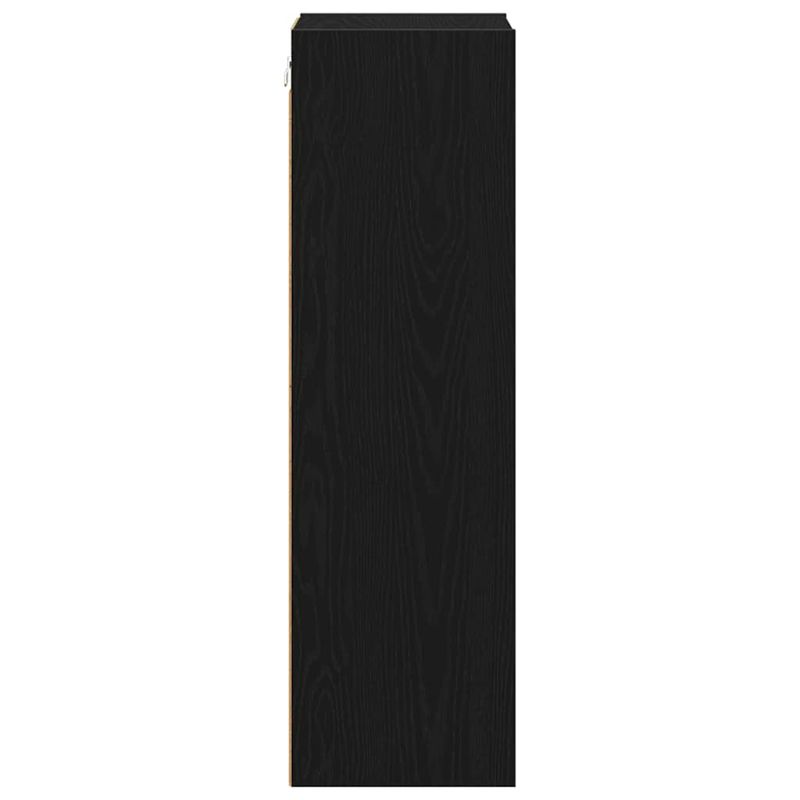 Casa si Gradina - Mobilier - Comode si corpuri - Corpuri bucatarie - Dulap suspendat cu raft Riga Stejar Negru 30 x 29,5 x 100 cm - Infinity.ro