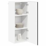 Casa si Gradina - Mobilier - Comode si corpuri - Corpuri bucatarie - Dulap suspendat de bucatarie cu raft Negru 40 x 31 x 100 cm - Infinity.ro