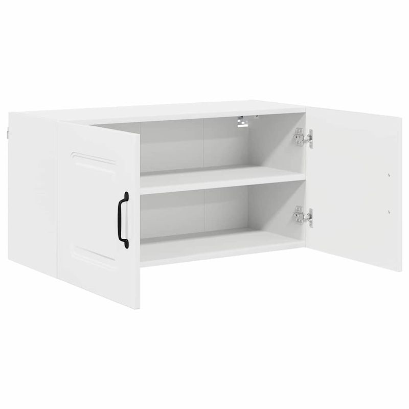 Casa si Gradina - Mobilier - Comode si corpuri - Corpuri bucatarie - Dulap suspendat de bucatarie cu raft Alb lucios 80 x 31 x 40 cm - Infinity.ro