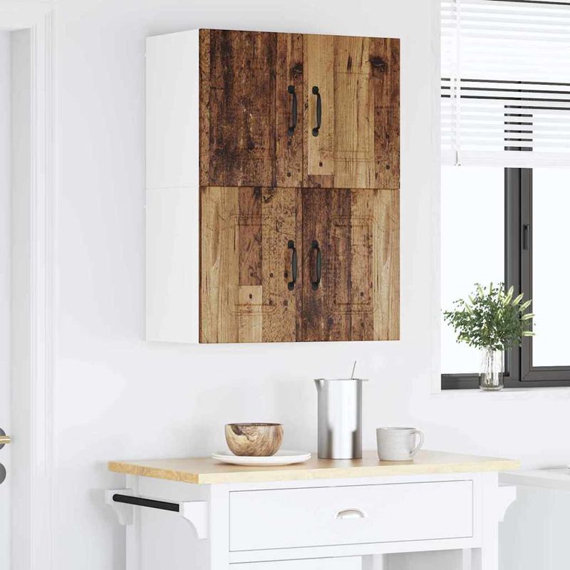 Casa si Gradina - Mobilier - Comode si corpuri - Corpuri bucatarie - Dulap suspendat de bucatarie 2 pcs Lemn Vechi 60 x 31 x 40 cm - Infinity.ro